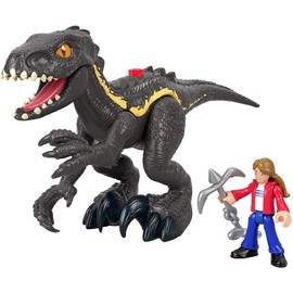 Jurassic World Fisher-Price Imaginext Indoraptor & Maisie
