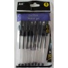 JOT STYLOS 0.7mm Gel Pens Soft Grip - Black Ink