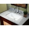 KINGSMAN 24 Inch Rectrangle Undermount Vitreous Ceramic Lavatory Vanity Bathroom