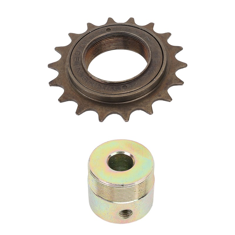Single Speed Bike Freewheel 18T Threaded Bicycle Freewheel with 13mm