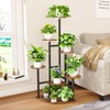 Corner Plant Stand with Grow Lights, 7 Tier Plant Stand