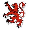 Scottish Lion Rampant Vinyl Sticker - Car Phone Helmet - Select Size