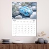 The Radiance of Crystals and Tumbled Stones (Monthly Wall Calendar