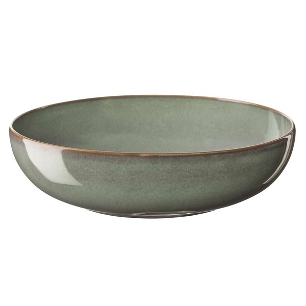 ASA Seasons 27231175 Pasta Plate, Stoneware, 21 cm, Green