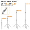 9.2 FT Stainless Steel Light Stand Photography, Heavy Duty Photography