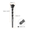sourcing map Forstner Drill Bit 25mm (1") Dia 125mm (5")