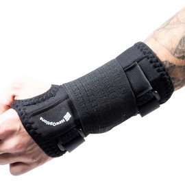 New Options Sports Koolflex Wrist Support| Adjustable Wrist Brace Splint for Sprains or Strains, Recovery, Rehabilitation & Prevention | Left & Right Hands Carpal Tunnel Wrist Bracel 8" | 100% Made in the USA