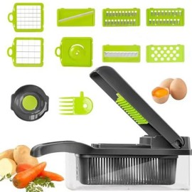 Advanced Wave Cut Vegetable Cutter for Kitchen Prep – Multifunctional Veggie Slicer with Decorative Ridges for Fruits & Vegetables