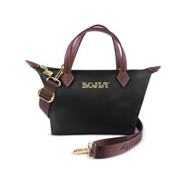 BOJLY Tote Bag for Women, Waterproof Multifunctional Mini Handbag, Lightweight Simple Crossbody Bag Shoulder Bag Small Purse Black