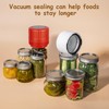 Fully Automatic Mason Jar Vacuum Sealer Kit - Auto Stop