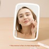 NEZZOE Lighted Makeup Mirror, Portable Mirror with Lights, 1500mAh Rechargeable