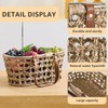 Farmhouse Seagrass Egg Baskets for Collecting Fresh Eggs Handmade Egg