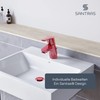 SANTRAS® Eccentric Drain Fitting Premium for Washbasin with Protection Against