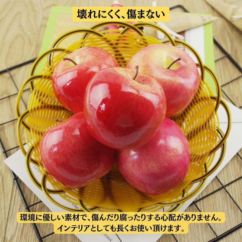 Charmoon Food Samples Apples Fruits Fruit Fake Realistic Full Size