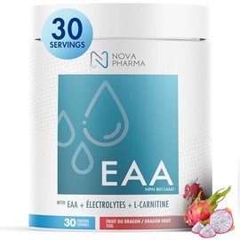 EAA Supplement - Muscle Recovery Supplements - Amino Acids - 40 Servings - Dragon Fruit
