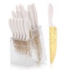 Kitchen Knife Set Non Stick Knives Set with Block Cutlery