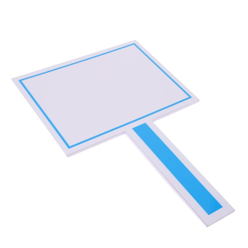 Ciieeo 3pcs Blank Board Bid Auction Classroom Sign Padding Game