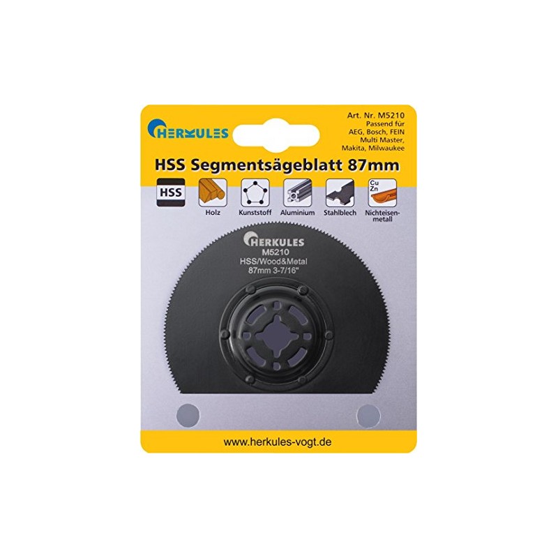 HERKULES M5210 HSS Segment Saw Blade Offset M2 by –