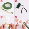 QincLing Floral Arrangement Tools, 30 Yards Green Florist Tape 22