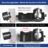 MOSECYOU Door Knob Locking Cover with Padlock, Heavy Duty All