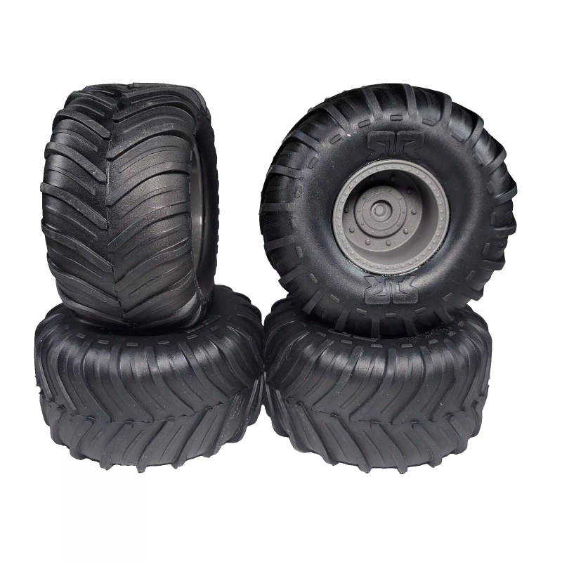 Universal Arrma Gorgon dBoots Chevron MT Glued Tires & 14mm