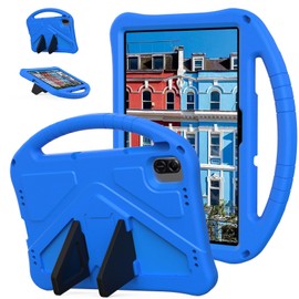 EabHulie Case for Infinix Xpad 20 11 inch 2025, Kids Friendly Durable Lightweight Handle Stand Shockproof Protective Cover Blue