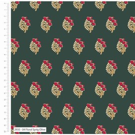 Make + Believe Fabrics 110cm Wide 100% Indian Summer Organic Prints Premium Cotton Fabric