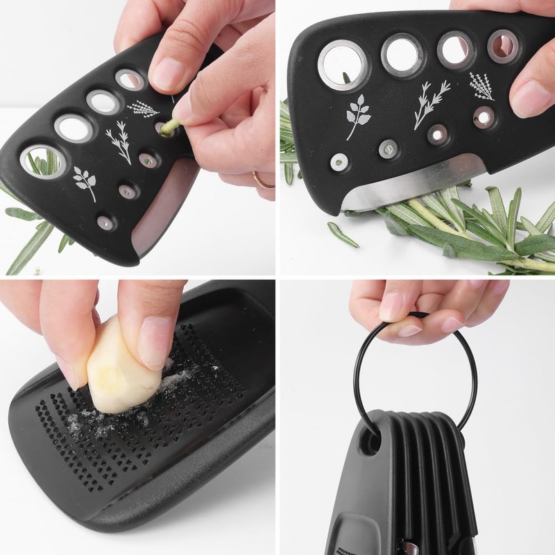 Camper Van Accessories,Camping Essentials,6 Pieces Space Saving Kitchen Accessories Vanilla