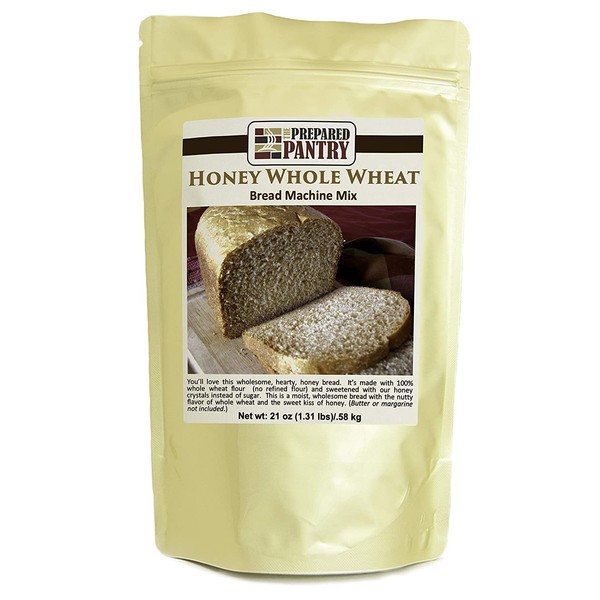 The Prepared Pantry Honey Whole Wheat Bread Mix; Single Pack; For Bread Machine or Oven