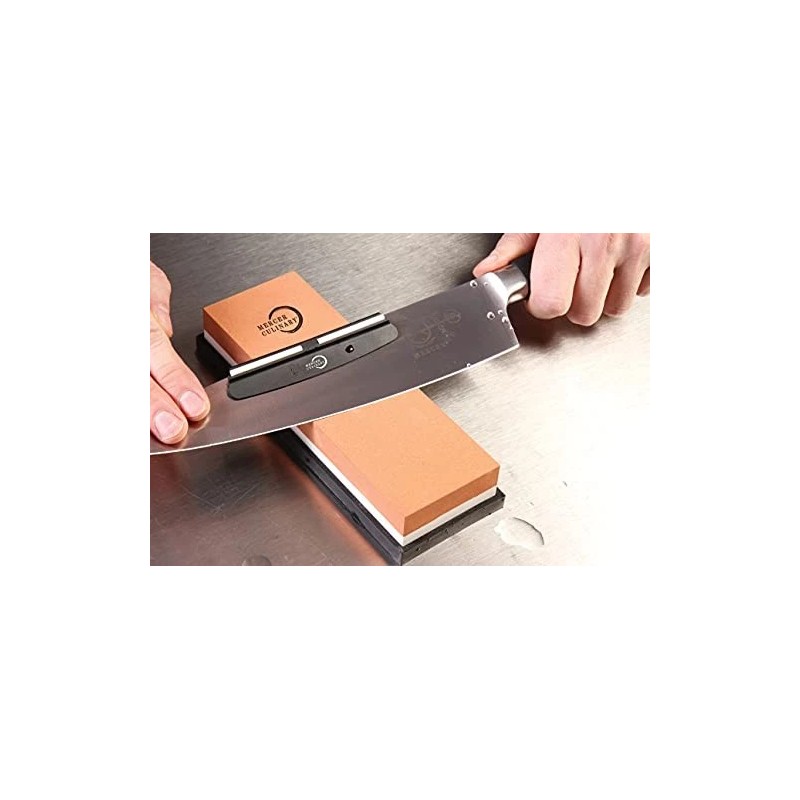Mercer Culinary Knife Sharpener Professional Grade Dual Grit Restoration Stone