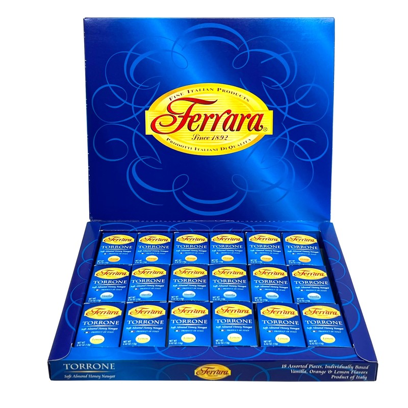 Ferrara Traditional Italian Torrone 7.62 oz (180g) 18 pieces