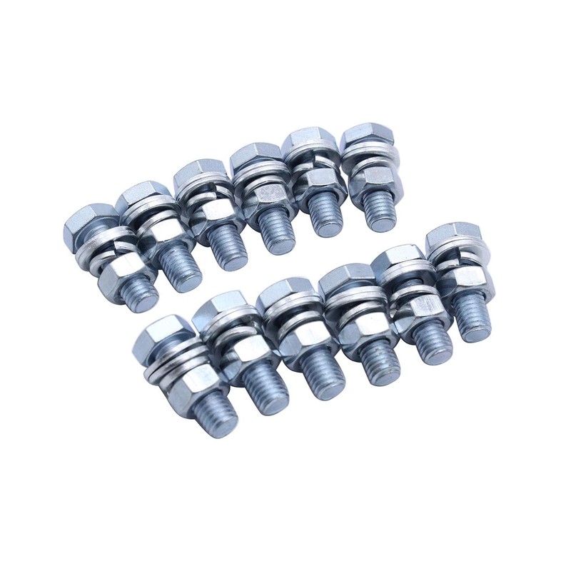 1 Set Universal White Zinc Steel Driveshaft Safety Loop Bolt