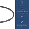 sourcing map 4 Pcs 3L340 Classic Wrapped Rubber V-Belt, 34"(864mm)