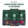 Starbucks Ground Coffee, Dark Roast Hot or Iced Coffee, Variety