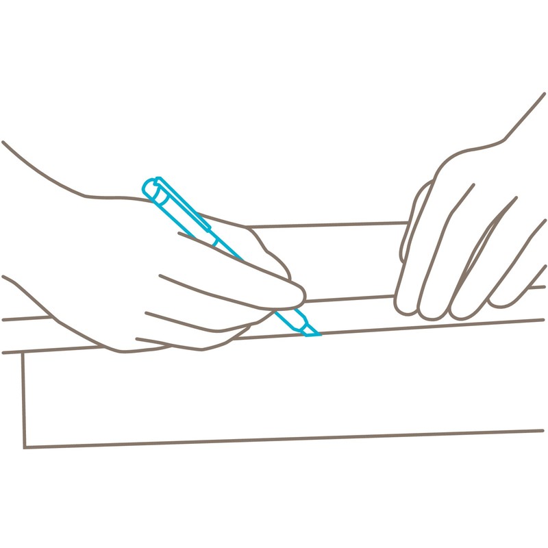 Martor 32132.00" Grafix Piccolo Cutter, Silver