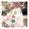 Womaha 36 Pcs Temporary Individual Football Tattoos for Kids Tiny