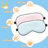 2 Pack Silk Kids Sleep Mask - Soft Skin-Friendly Adjustable