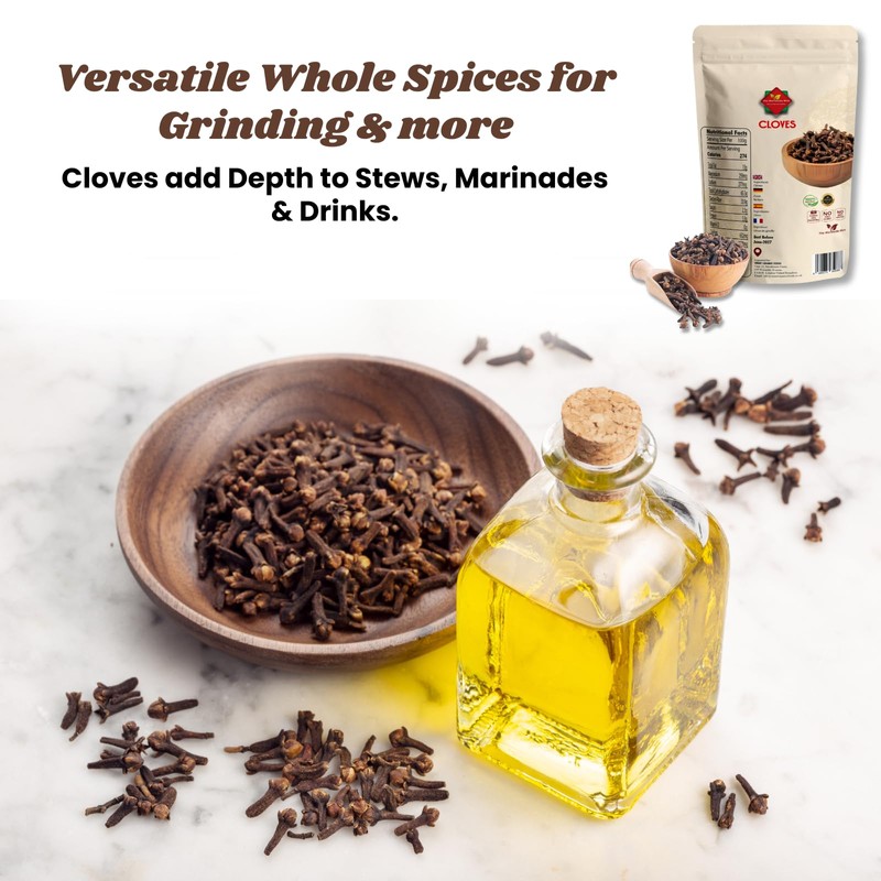 Whole Cloves 200g – Premium Aromatic Dried Clove Spice, Whole