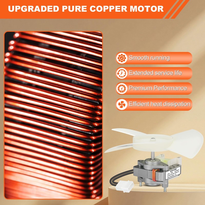 BCD-0388 Wall Exhaust Fan Motor and Blade Combo – Quiet