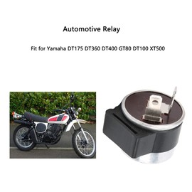 Turn Signal Relay, 6V 8W Relay, 6V Turn Signal Relay, Motorcycle Turn Signal Flasher Relay, Mechanical Type, Fits Dt175, Dt360, Dt400, Gt80, Dt100, Xt500