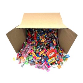 Huge Fun Mix Assorted Variety Bulk Chewy Hard Candy - 12 Pound Box (560 Count)
