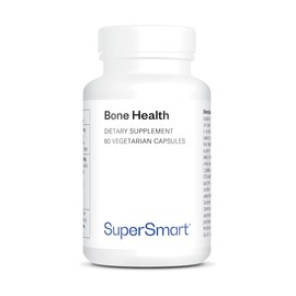 Supersmart - Bone Health Supplement - 100% Natural Formula with Osteosine - Helps Maintain Strong Bones & Promotes Bone Density | Non-GMO & Gluten Free - 60 Vegetarian Capsules