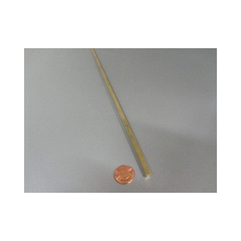 Basic 360 Brass Square Bar 3/16" Thick x 3/16" Wide