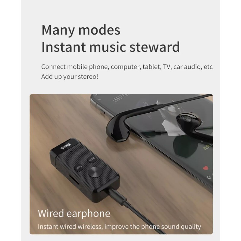 Virtoba Receptor Audio X8 Bluetooth 5.0 Bass Cancelación De Ruido
