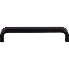Top Knobs TK3012BLK 5-1/16 in. (128mm) Ellis Collection Telfair Pull, Flat Black