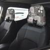 DSSWTP Cat Pattern Universal Car Headrest Cover Soft Car Seat