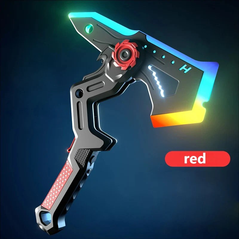 2-in-1 Transforming Light-Up Sword & Axe Toy – ABS Cosplay