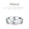 [FindChic] Quilted Ring, Women's, Men's Ring, Stainless Steel, Thick, 0.2