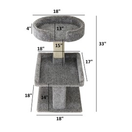 New Cat Condos Carpeted Cat Perch