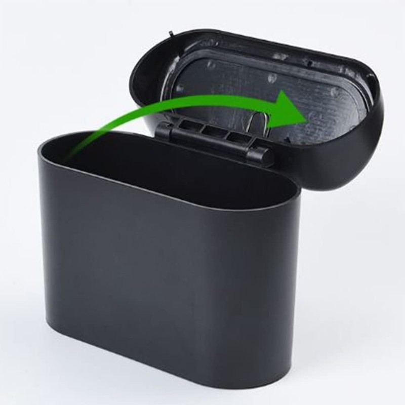 Riloer Mini Waterproof Car Bin with Black Lid Car Home